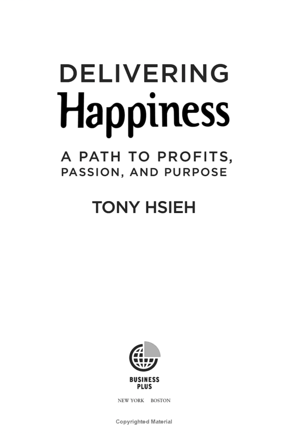 Delivering Happiness Page Left